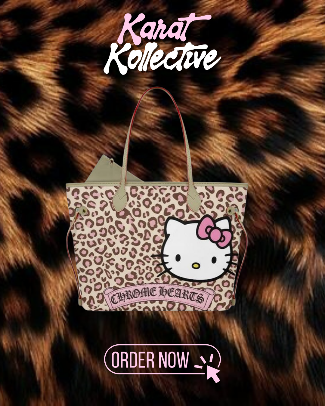 Hello Kitty X Chrome Heart X Cheetah