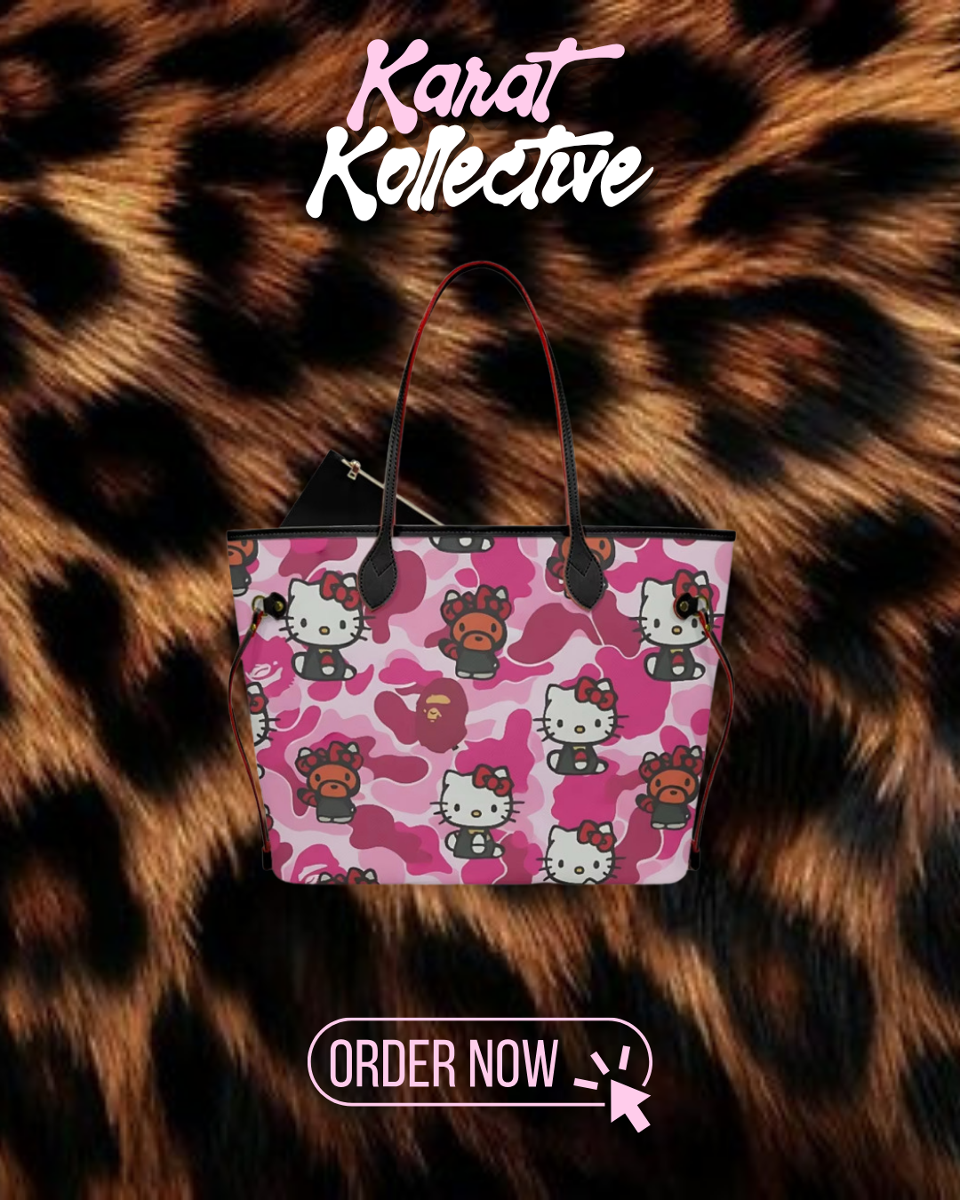 Bape x Hello Kitty Pink